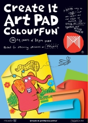ART PADS MICADOR A4 5 BRIGHT COL 30 SHT