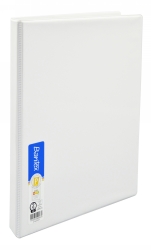 BINDER INSERT BANTEX A4 2 O-RING 16MM WHITE