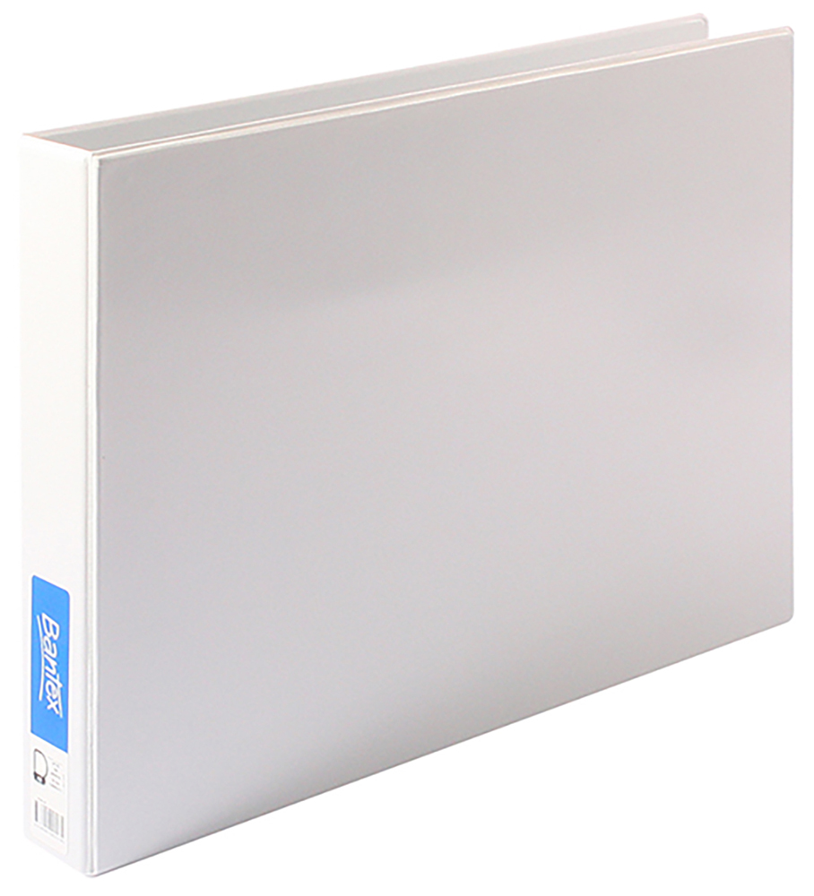 BINDER INSERT BANTEX A3 LANDSCAPE 3 D-RING 38MM WHITE