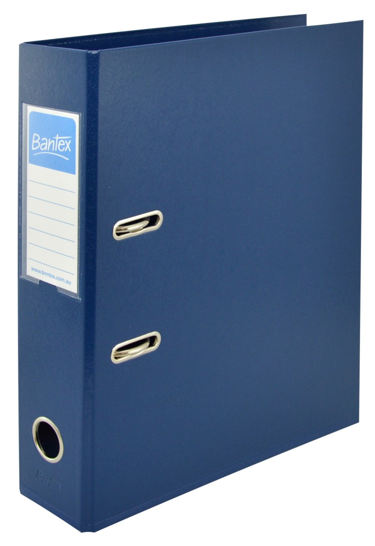 LEVER ARCH FILE BANTEX A4 PP 70MM BLUE