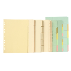 DIVIDERS MARBIG A4 MANILLA 10 TAB PK10