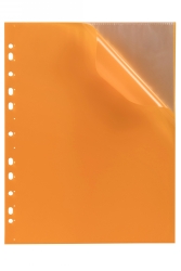 DISPLAY BOOK MARBIG A4 BINDER 10 POCKET SOFT TOUCH ORANGE