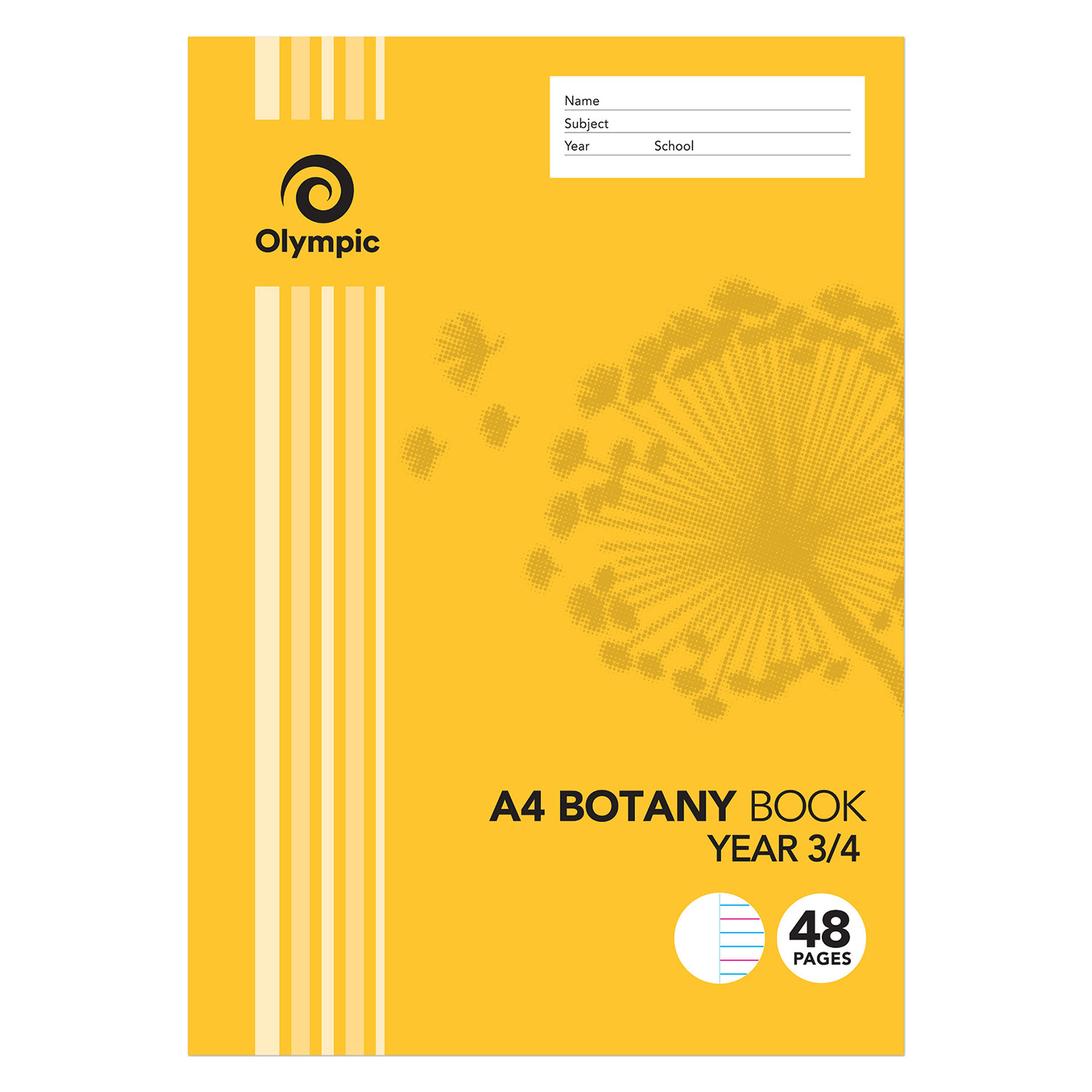 BOTANY BOOK OLYMPIC A4 YEAR 3/4 48PG