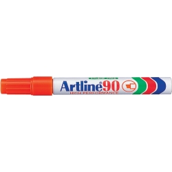 SP- MARKER ARTLINE 90 PERMANENT 5MM CHISEL ORANGE