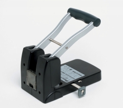 PUNCH REXEL 2 HOLE POWER SIL/BLK 100SHT