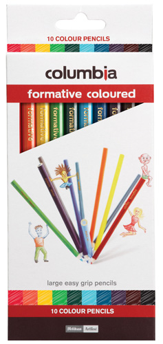 PENCIL COLOURED COLUMBIA FORMATIVE PK10