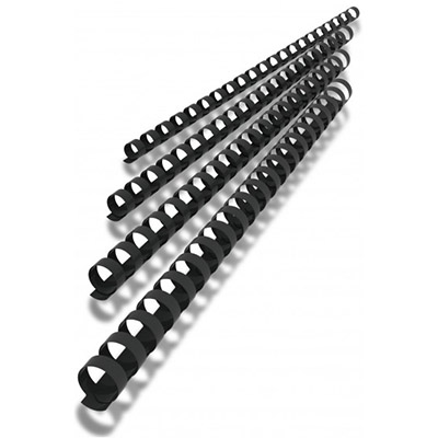 BINDING COMBS 12.5MM BLACK BX100