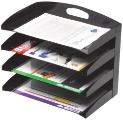 ORGANISER DESK MARBIG 4 TIER METAL