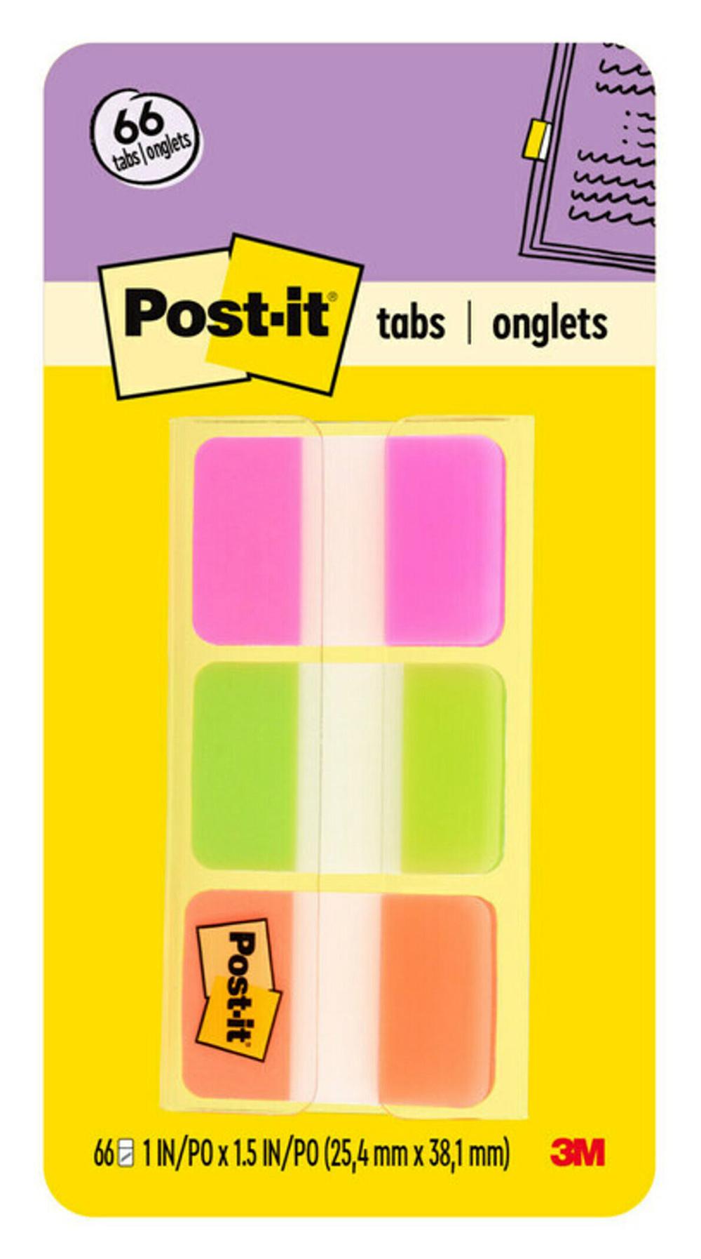 TABS POST-IT 686-PGO PK66