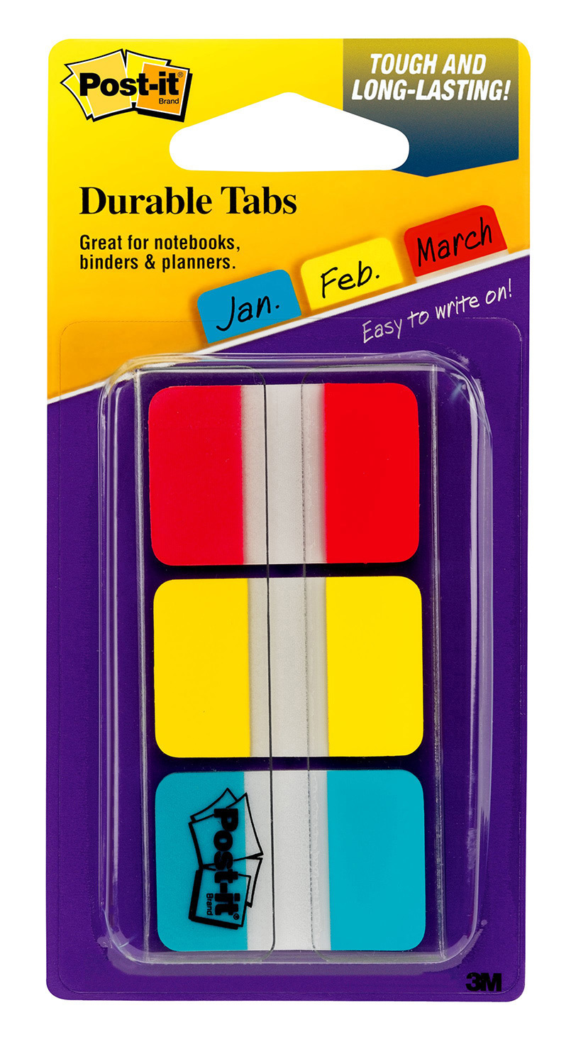 TABS POST-IT 686-RYB PK66