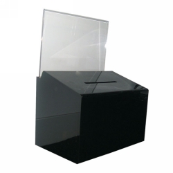 SP- BALLOT/COMMENT BOX DEFLECTO A5 LANDSCAPE SMOKE 66602