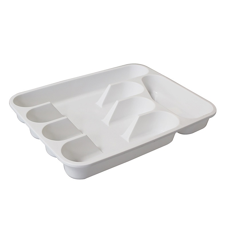 CUTLERY TRAY CONNOISSEUR 330X260X45MM 5 COMPARTMENT WHITE