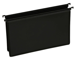 SUSPENSION FILE C/LAND EXECUTIVE H/DUTY PP 76MM CAP BLACK PK5