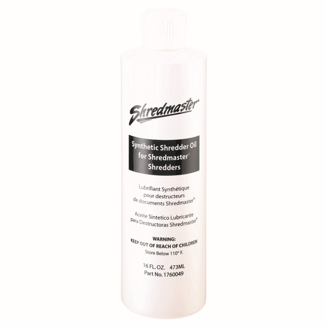 SP- SHREDDER OIL REXEL 473ML BOTTLE