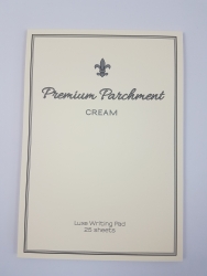 PAD OZCORP 19X14CM PREMIUM PARCHMENT PAPER CREAM
