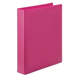 BINDER INSERT MARBIG A4 CLEARVIEW 2 D-RING 25MM PINK