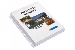 SHEET PROTECTORS C/LAND A4 GUSSETTED WITH FLAP
