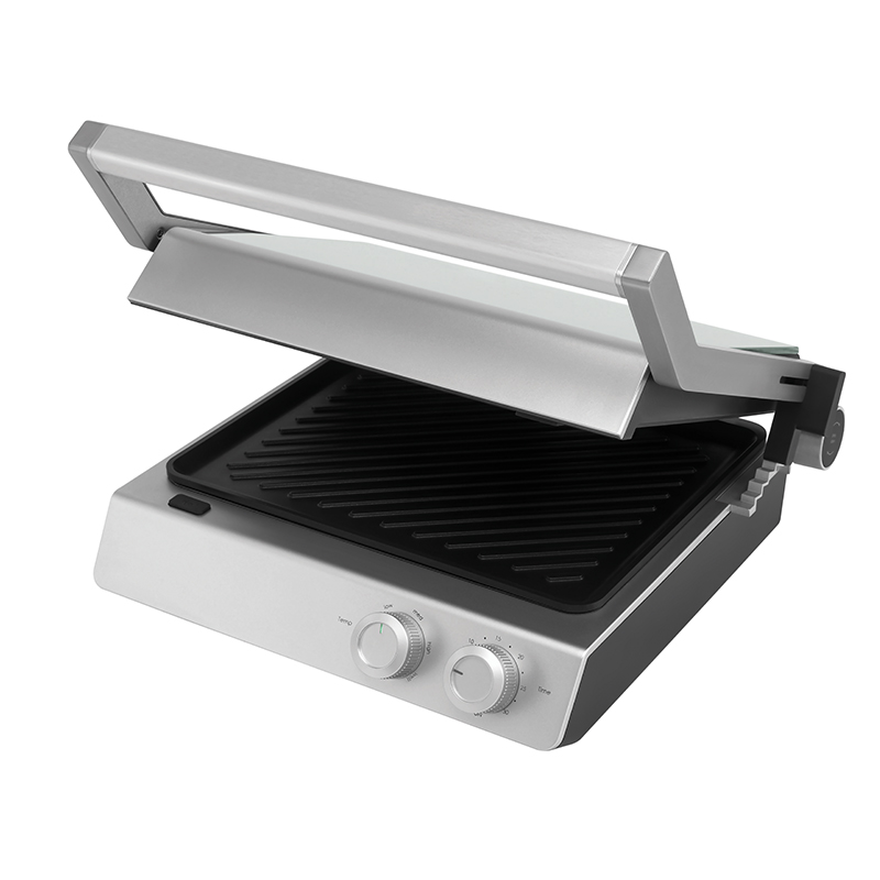 SP- SANDWICH PRESS NERO WITH CONTACT GRILL