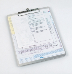 SP- CLIPBOARD MARBIG A4 ALUMINIUM SILVER