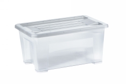 STORAGE+ BOX WITH LID ITALPLAST 5 LITRE GRAPHITE