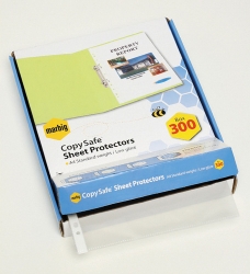 SHEET PROTECTORS MARBIG A4 COPYSAFE BX300