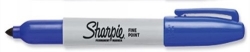 MARKER SHARPIE PERMANENT FINE 1.0MM BLUE BX12