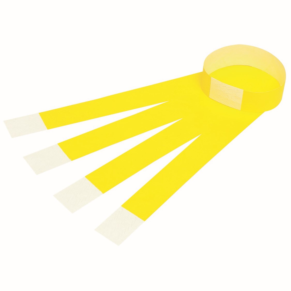 SP- ID SERIAL NUMBER WRIST BANDS REXEL FLUORO YELLOW PK100