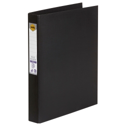 BINDER MARBIG A4 PE 4 D-RING 25MM BLACK