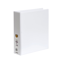 BINDER INSERT MARBIG A4 CLEARVIEW 3 D-RING 50MM WHITE