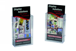 DEFLECTO BROCHURE HOLDER DL LINKING WALL MOUNT 39512