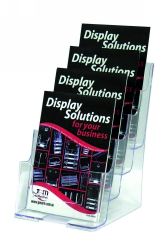 DEFLECTO BROCHURE HOLDER A5 F/S W/M 4 POCKET 77901
