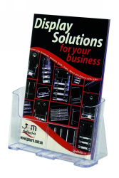 BROCHURE HOLDER DEFLECTO A4 F/S WALL MOUNT 77001