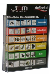 DEFLECTO BROCHURE HOLDER A4 LINKING WALL MOUNT 39510