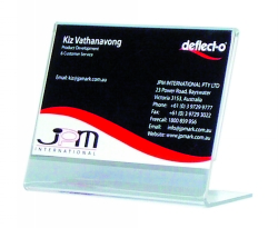 DEFLECTO BUSINESS CARD HOLDER SLANTED 46301