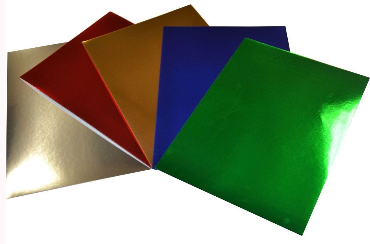SP- BOARD RAINBOW A4 FOIL 270GSM ASST PK20