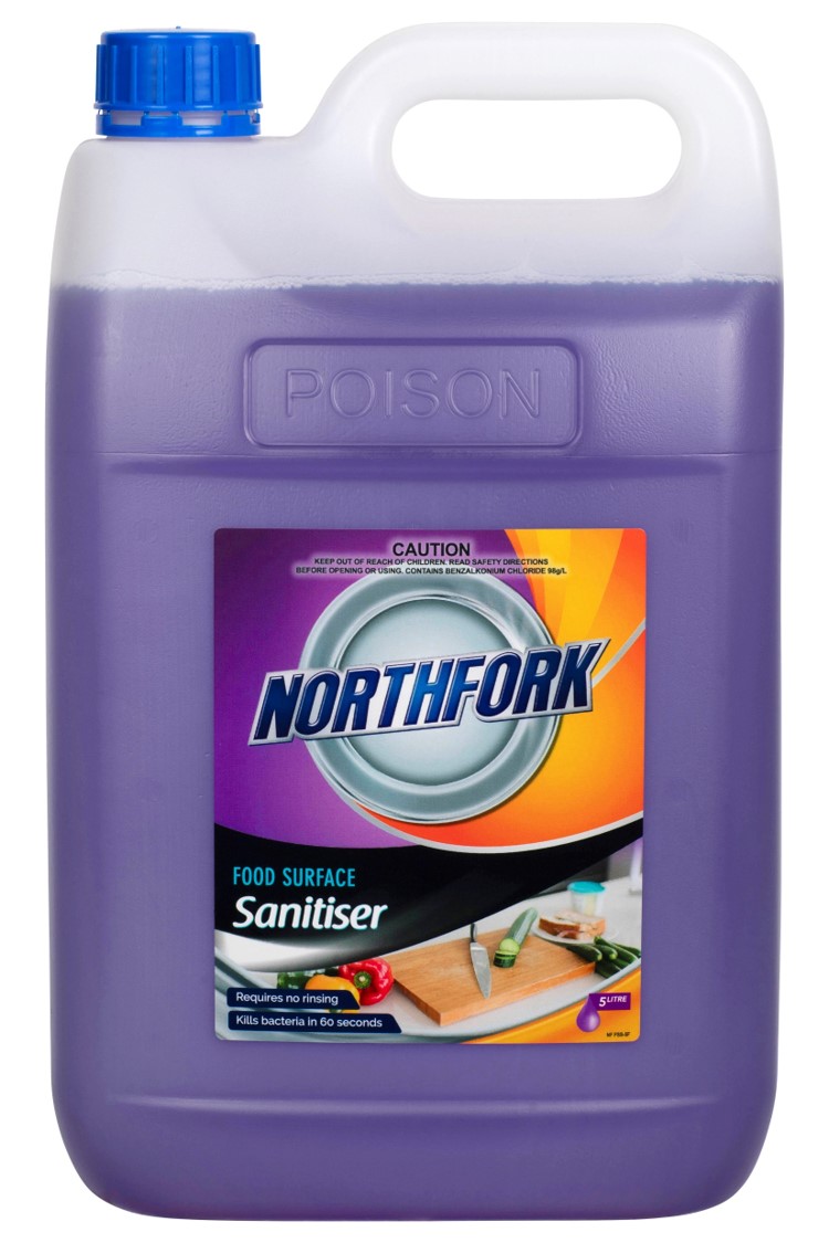 FOOD SURFACE SANITISER NORTHFORK 5L