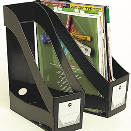 MAGAZINE HOLDER MARBIG ENVIRO BLACK