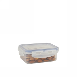 FOOD CONTAINER ITALPLAST 350ML AIR LOCK CLEAR