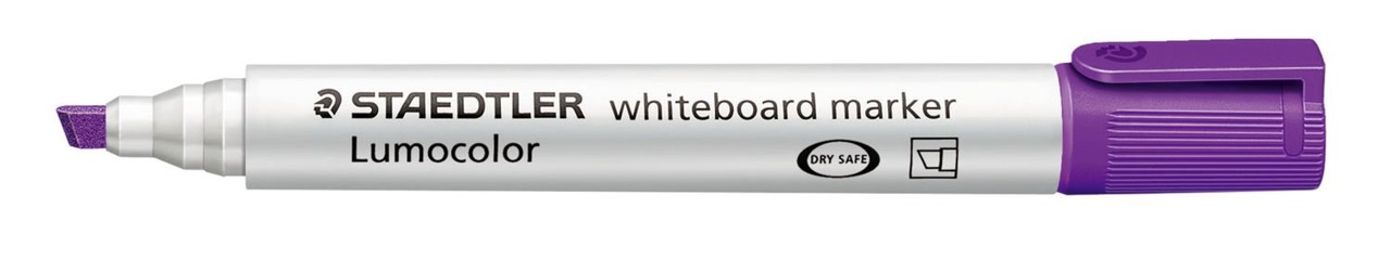SP- MARKER WHITEBOARD STAEDTLER LUMOCOLOR CHISEL POINT VIOLET