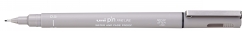 PEN FINELINER DRAWING UNI PIN 0.5MM LIGHT GREY