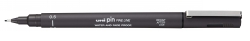 PEN FINELINER DRAWING UNI PIN 0.5MM DARK GREY