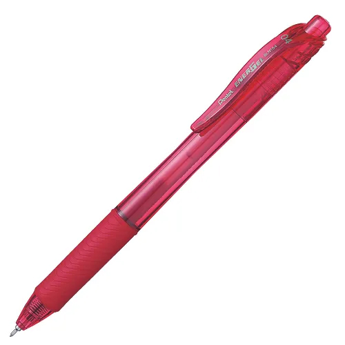 SP- PEN ENERGEL PENTEL 0.4MM X GEL ROLLER BP RED BX12