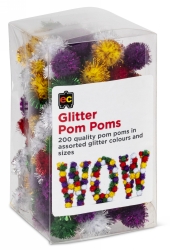 SP - POM POMS EC GLITTER PK200