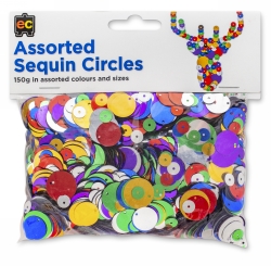 SP- SEQUINS EC 150GM ASST