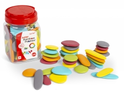 RAINBOW PEBBLES EC JUNIOR EARTH COLOURS JAR 36