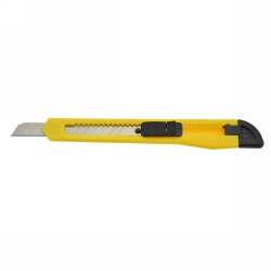 CUTTING KNIFE ITALPLAST 9MM GENERAL PURPOSE YELLOW