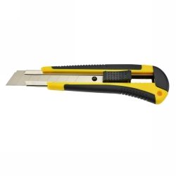 CUTTING KNIFE ITALPLAST 18MM PREMIUM YELLOW
