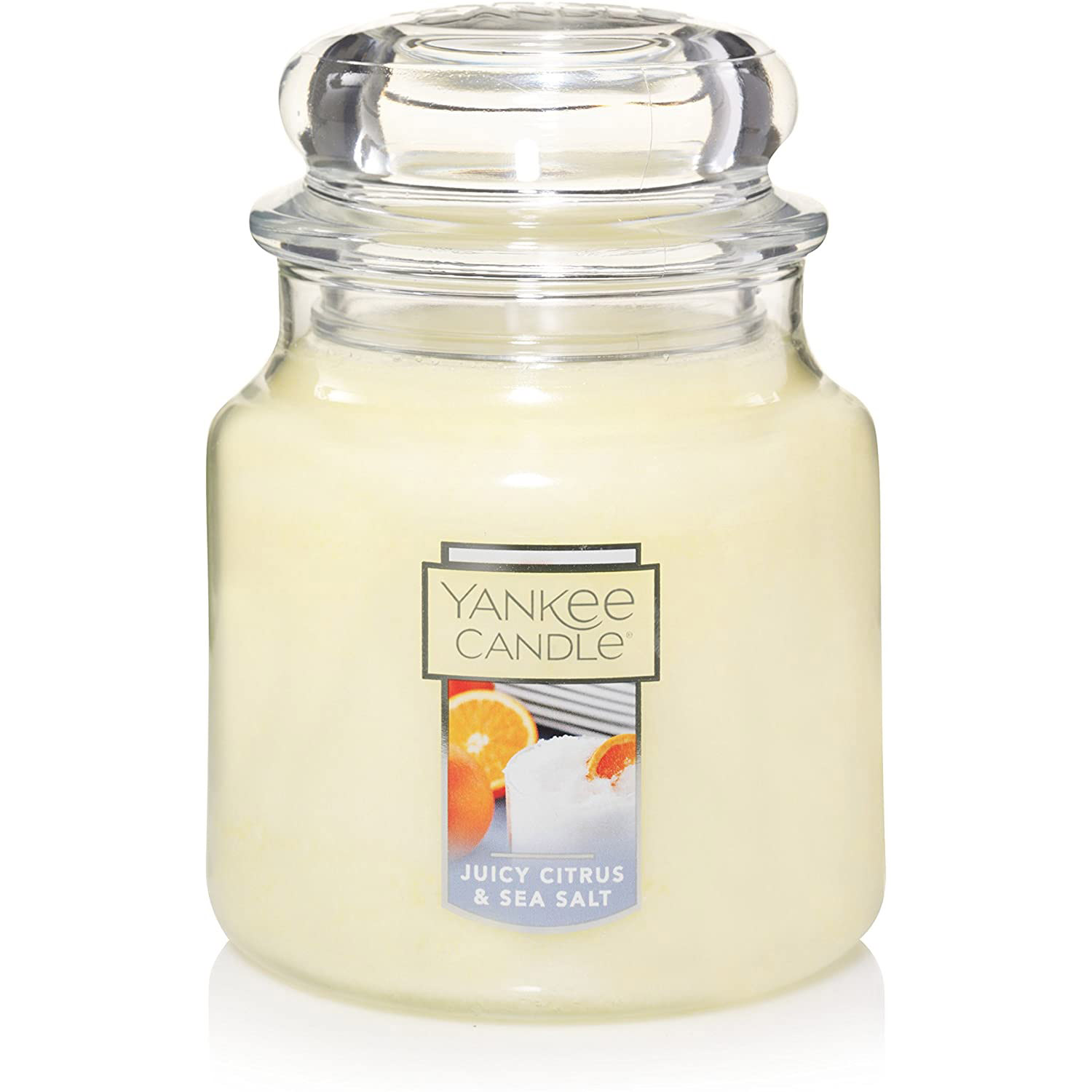 CANDLE YANKEE CLASSIC MEDIUM JAR JUICY CITRUS & SEA SALT