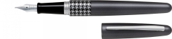 SP- PEN PILOT MEDIUM MR3 FOUNTAIN HOUNDSTOOTH GREY BARREL BLACK INK