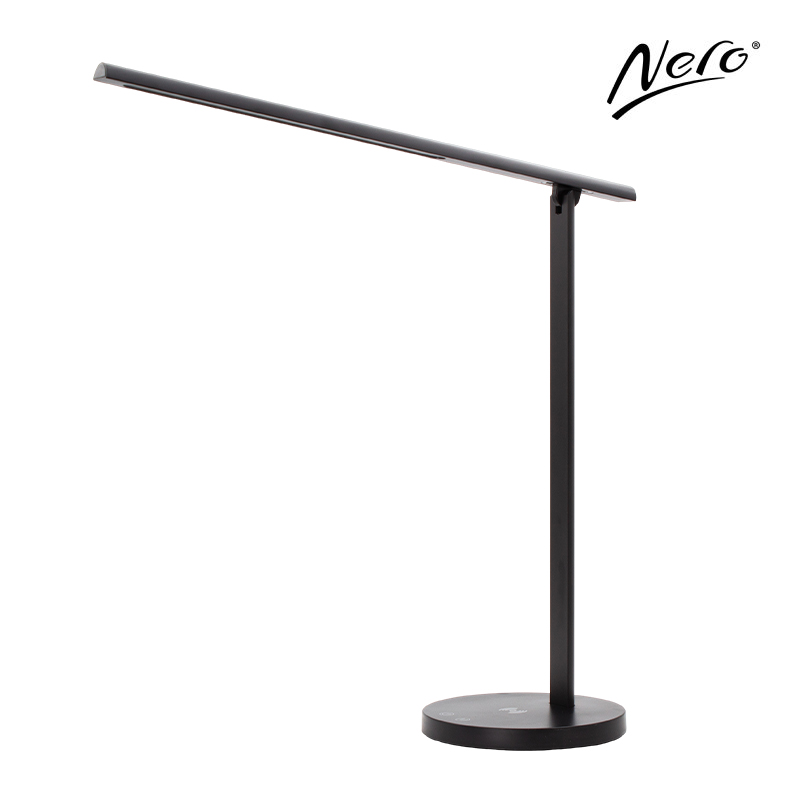 SP- DESK LAMP NERO FOLDABLE LED WITH WIRELESS CHARGING BLACK